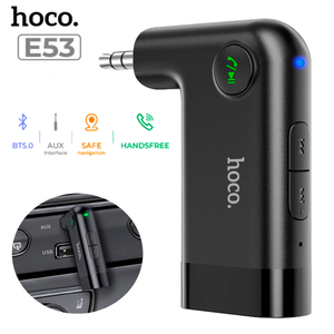 Receptor Bluetooth Auxiliar USB 35mm USB para Automóvil Hoco E53
