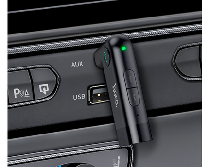 Receptor Bluetooth Auxiliar USB 35mm USB para Automóvil Hoco E53