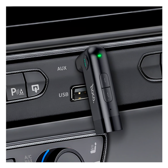 Receptor Bluetooth Auxiliar USB 35mm USB para Automóvil Hoco E53