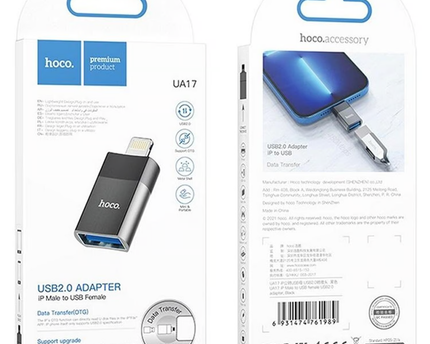 Adaptador OTG Ligthning A USB DE 2.0 UA17 HOCO