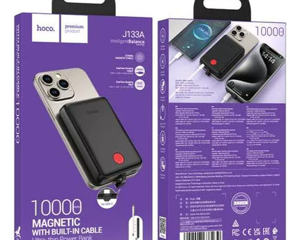 Cargador Magnetico Portatil Hoco J133a Color Negro