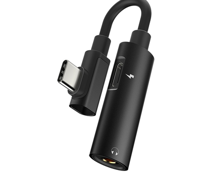 Adaptador Tipo-C a 3,5 mm «LS19» Conversor de audio 2 en 1