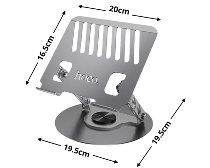 Soporte de Aluminio para Laptop Plegable Ajustable Giratorio HOCO DH21