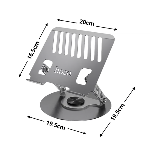 Soporte de Aluminio para Laptop Plegable Ajustable Giratorio HOCO DH21