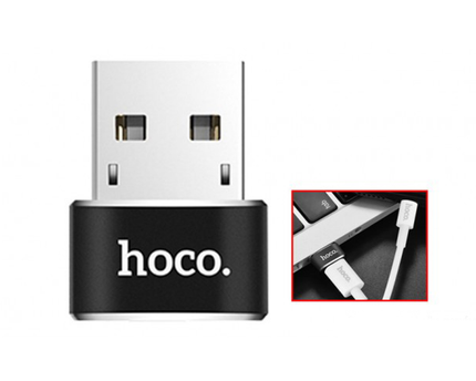 Adaptador HOCO USB MACHO A TIPO C HEMBRA UA6