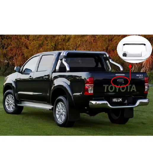 Camara de retroceso Empotrable con Manija para Toyota Hilux 2004-2015