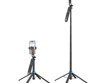 Trípode de hoco (4 pies ultra estable) / inalámbrico selfie stick antivibration en aleación de aluminio