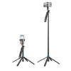 Trípode de hoco (4 pies ultra estable) / inalámbrico selfie stick antivibration en aleación de aluminio