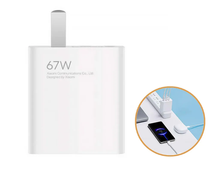 Cargador Xiaomi GaN Charger White 67W(2C1A)