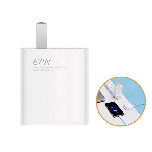 Cargador Xiaomi GaN Charger White 67W(2C1A)