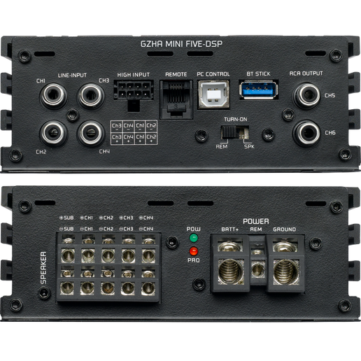 Amplificador Ground Zero 5 canales GZHA MINI FIVE-DSP