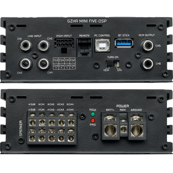 Amplificador Ground Zero 5 canales GZHA MINI FIVE-DSP