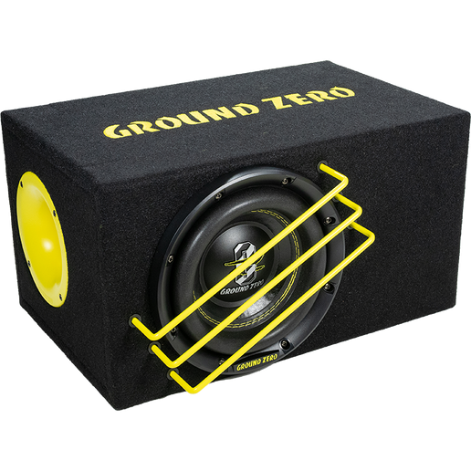 Subwoofer Amplificado ground Zero GZRB 20SPL-ACT 8"  280 rms