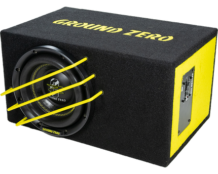 Subwoofer Amplificado ground Zero GZRB 20SPL-ACT 8"  280 rms