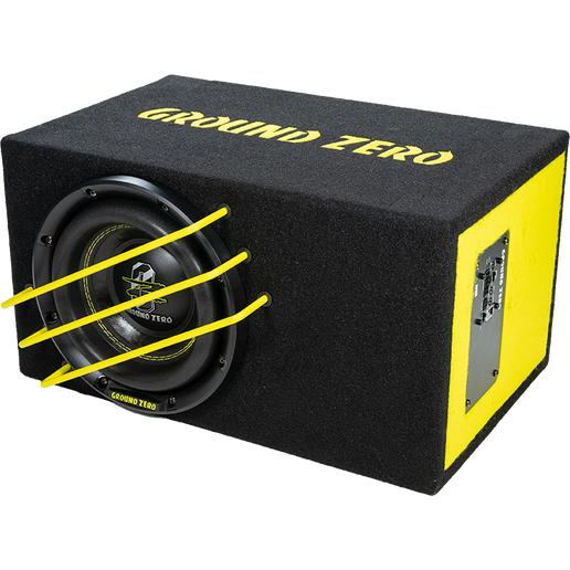 Subwoofer Amplificado ground Zero GZRB 20SPL-ACT 8"  280 rms