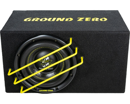 Subwoofer Amplificado ground Zero GZRB 20SPL-ACT 8"  280 rms