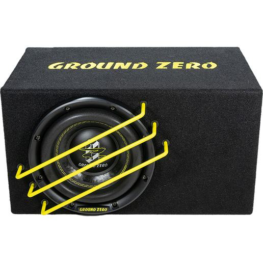 Subwoofer Amplificado ground Zero GZRB 20SPL-ACT 8"  280 rms