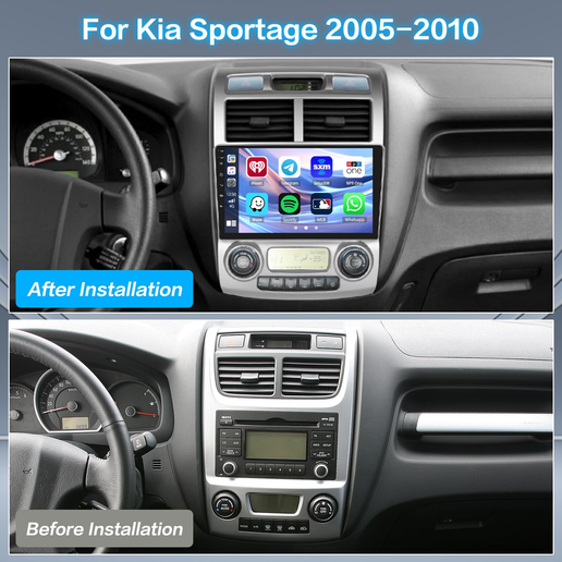 Consola Kia sportage 2005-2009 9 Pulgadas
