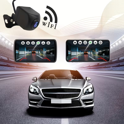 RV con Wifi integrado y cámara de reversa de alta definición, visualizable a través de la aplicación móvil