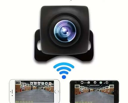 RV con Wifi integrado y cámara de reversa de alta definición, visualizable a través de la aplicación móvil