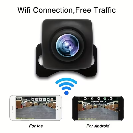 RV con Wifi integrado y cámara de reversa de alta definición, visualizable a través de la aplicación móvil