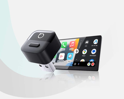 USB Ottocast  tranformador de Apple carplay & AndroidAuto via cable a inalámbrica