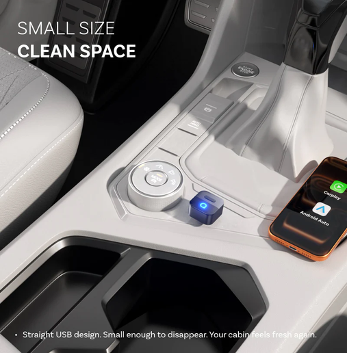 USB Ottocast  tranformador de Apple carplay & AndroidAuto via cable a inalámbrica