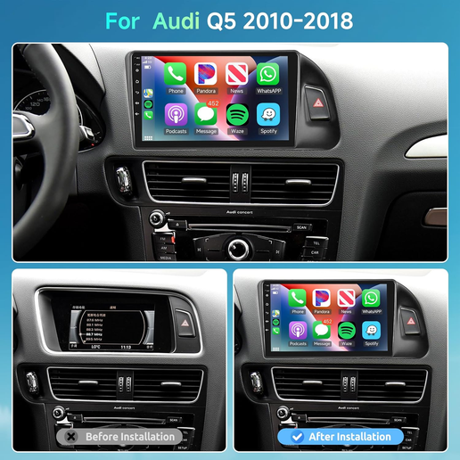 Consola Audi Q5 2009-2018 9" Pulgadas