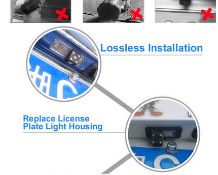 Bases para camara de retroceso y led Volkswagen Bora Magotan Golf 6