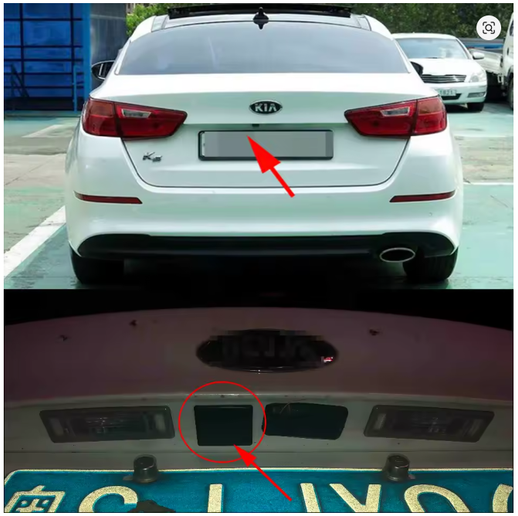 Base de Camara de retroceso Kia Optima K5 2010-2015