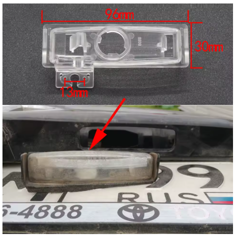 Base de Camara de retroceso Toyota Vios 2008-2013