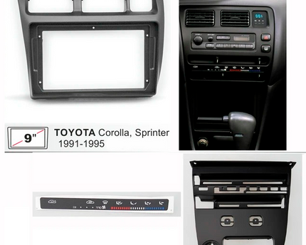 Consola Toyota Corolla 1991-1995  9" Pulgadas LHD
