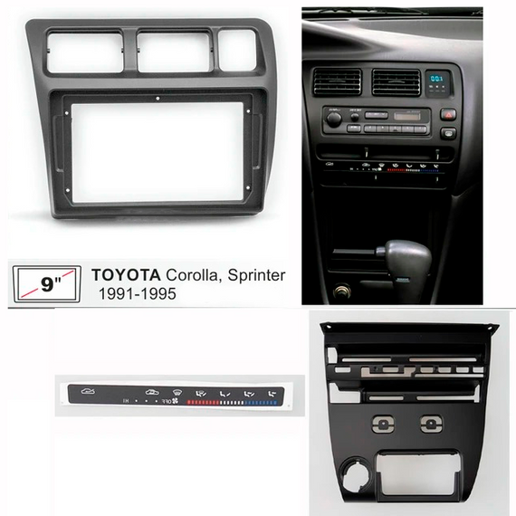 Consola Toyota Corolla 1991-1995  9" Pulgadas LHD