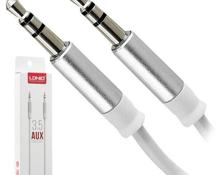 Cable  LDNIO de silicona de audio auxiliar de 1 metro