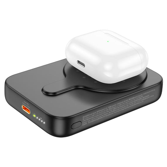 Powerbank Hoco 10000mAh Magsafe Mini Banco de energía de carga inalámbrico magnético J117A