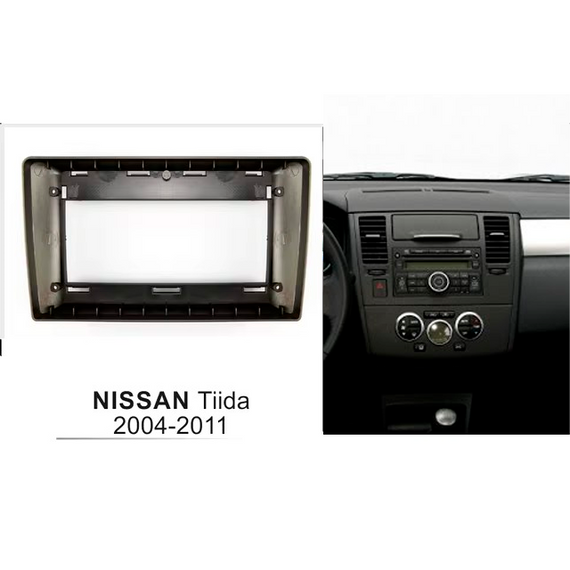 Consola Nissan Tiida  2004-2011 9" Pulgadas