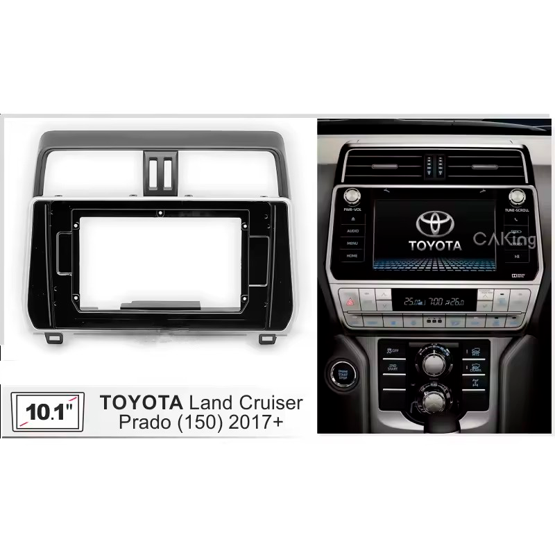 Consola Toyota Land Cruiser Prado 2017+  10" Pulgadas