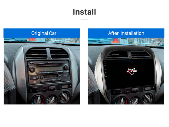 Consola Toyota Rav4 2003-2005 9" Pulgadas