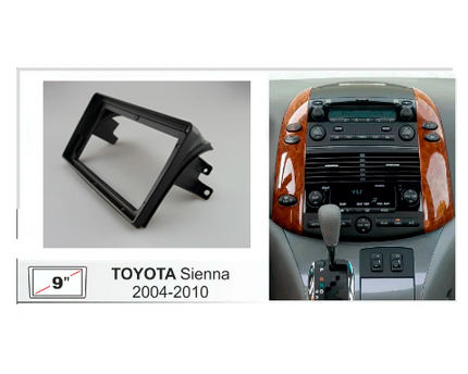 Consola Toyota Sienna 2004-2010  9" Pulgadas