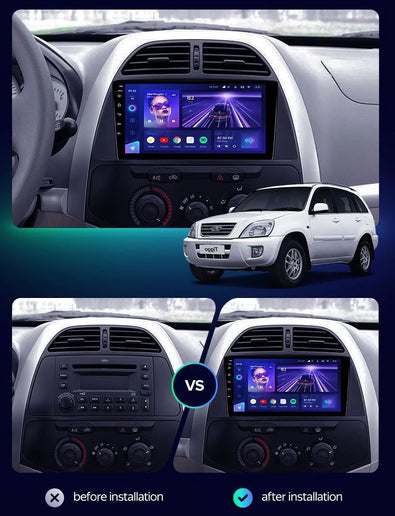 Consola Chery Tiggo 2004 9" Pulgadas