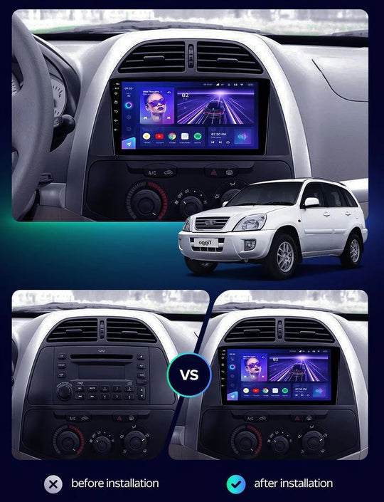 Consola Chery Tiggo 2004 9" Pulgadas