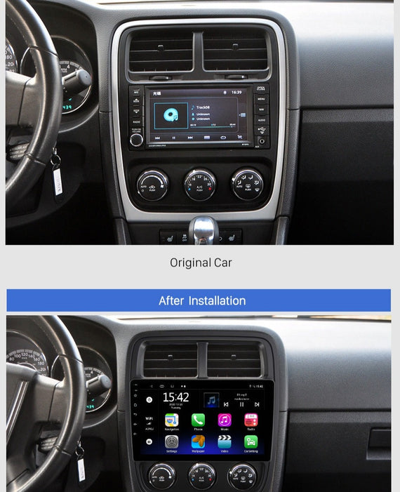 Consola Dodge Caliber 2010-2012 9" pulgadas