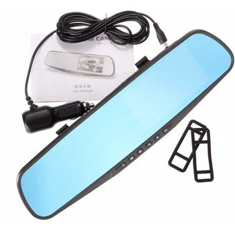 Pantalla Espejo 4.3" con Camara frontal / Camara trasera AUTORUS