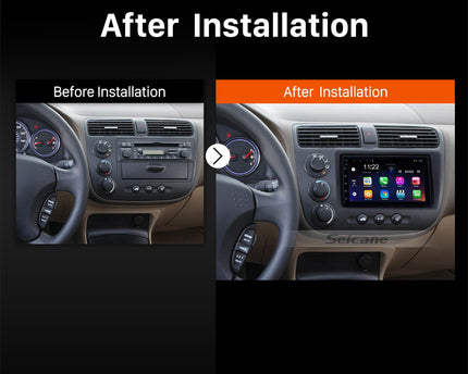 Consola Honda Civic 9" pulgadas 2001 - 2005