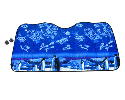 Tapasol Doble burbuja 130x60cm Pinguinos