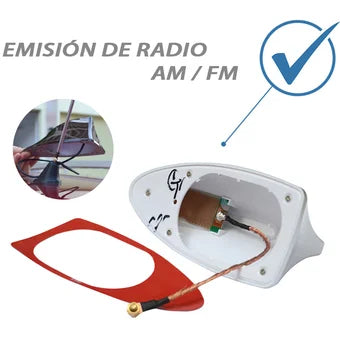 Antena Aleta tiburon Fm