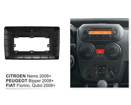 Consola Citroen Nemo/ Peugeot Bipper/ Fiat Fiorino/ Qubo 2008+ 10.1" pulgadas