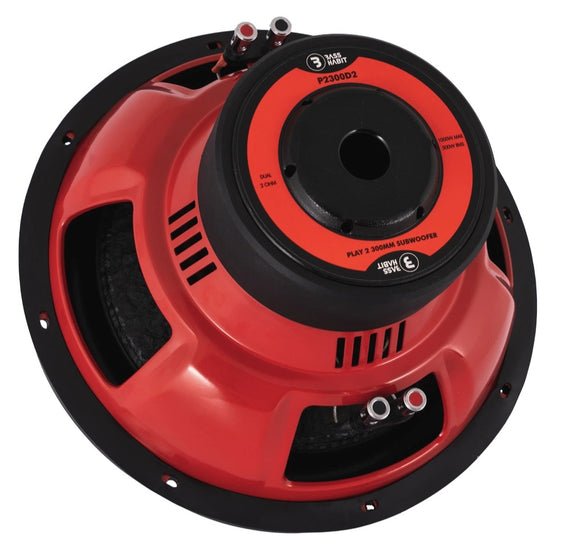 Subwoofer bass Habbit Play 2 P2300D2 12”   1000W