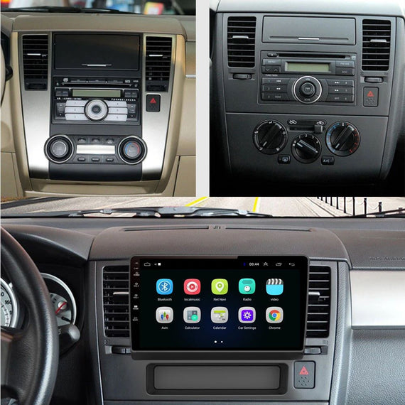 Consola Nissan Tiida 2005-2010 9" pulgadas