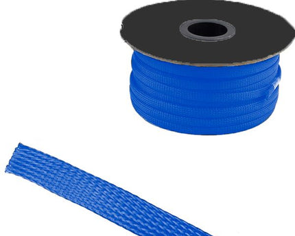 Rollo de cable piel de serpiente color Azul